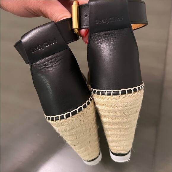 SEE BY CHLOE Glyn Wedge Espadrille Sandal - Picture 13 of 15